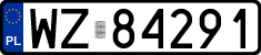 License plates of Poland, Regular car plates