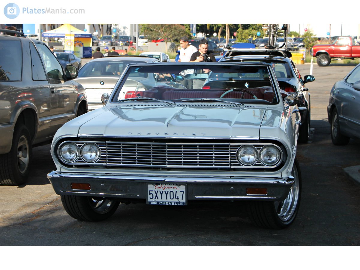 5XYY047, Chevrolet Chevelle 1st gen 1964 2-door Convertible (67; A-body), 1963–1964