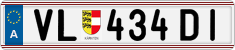 License plate of Austria, Regular plates