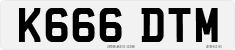 License plate of the United Kingdom, 1983 year system
