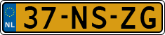 License plate of the Netherlands, Cars