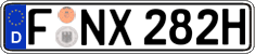 German license plate, Plates for oldtimers (type 