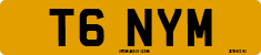 License plate of the United Kingdom, 1983 year system