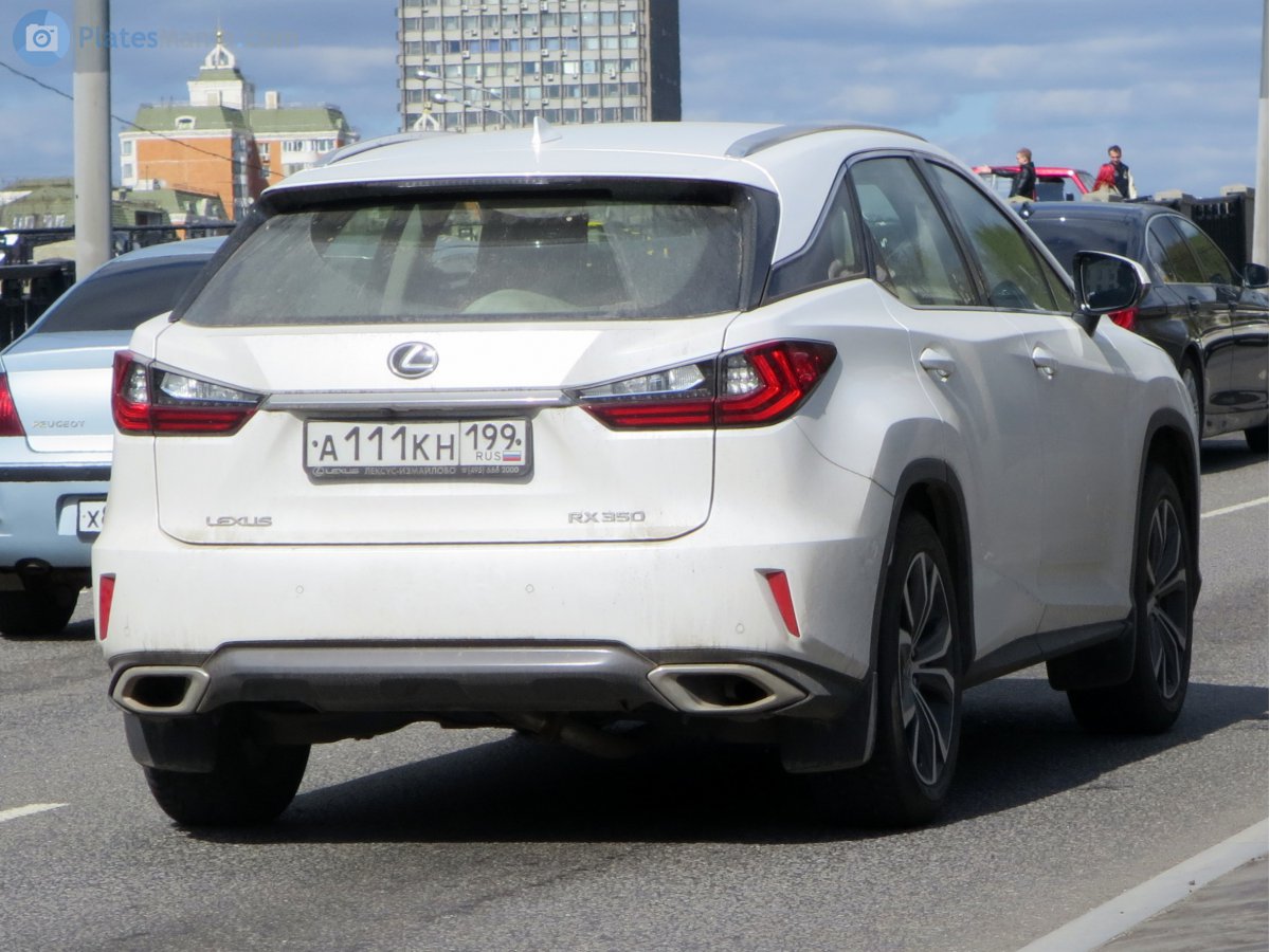 а 111 кн 199, Lexus RX 4th gen (AL20), 2015–2019