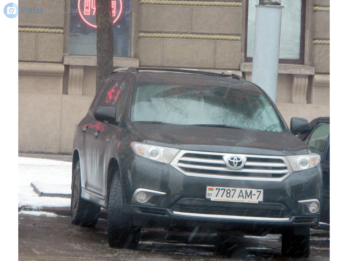7787 AM-7, Toyota Highlander 2nd gen (XU40), facelift, 2010–2013