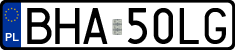 License plates of Poland, Regular car plates