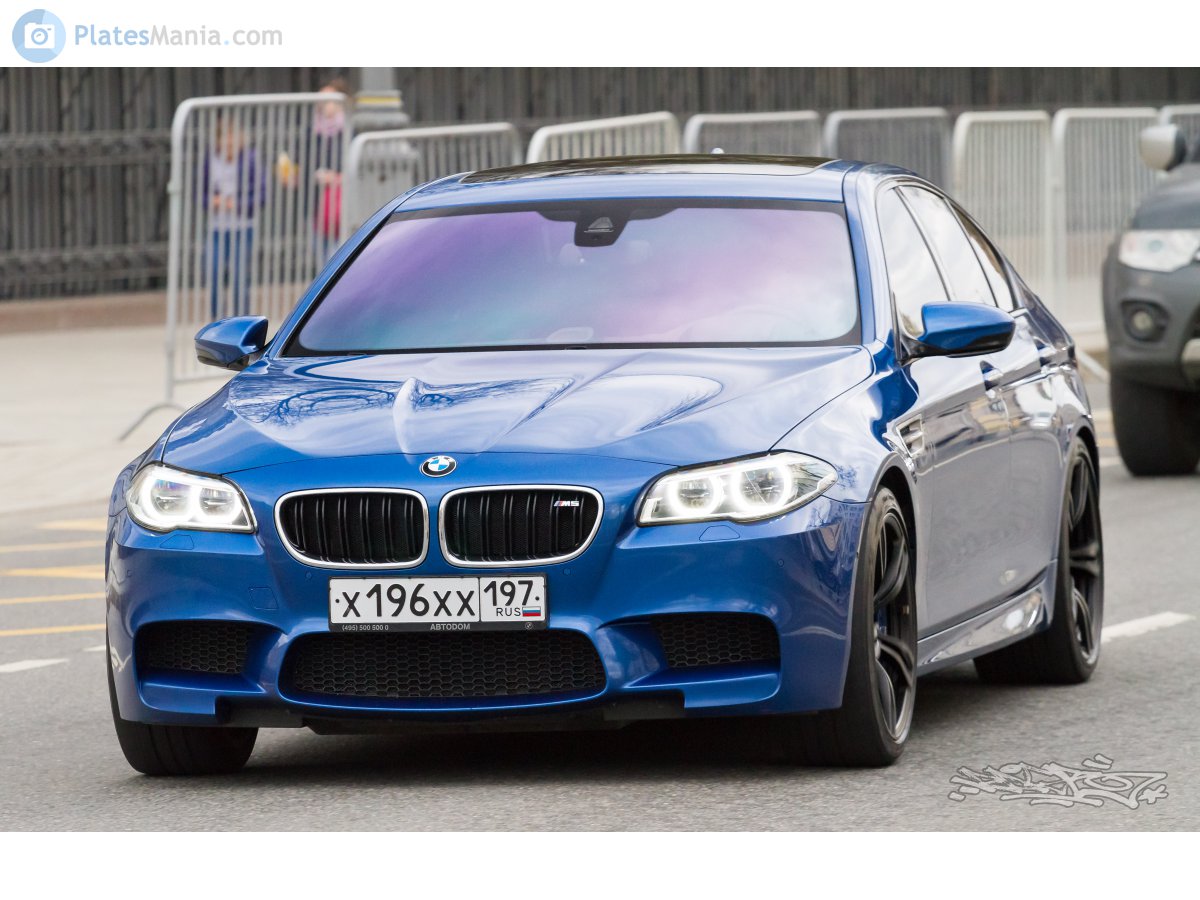 х 196 хх 197, BMW M5 5th  gen (F10), 2011–2016