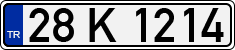 License plate of Turkey, Regular plates