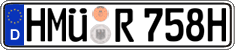 German license plate, Plates for oldtimers (type 