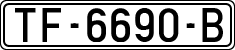 License plates of Spain, 1971 year series