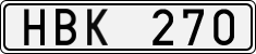 License plate of Sweden, Regular plates