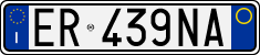 License plate of Italy, Cars (1994 year series)