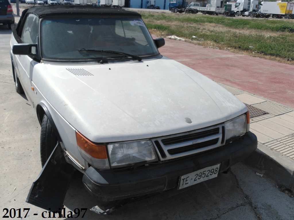 TE 295298, SAAB 900 1st gen Convertible, 1986–1993