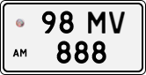 License plate of Armenia, Private owners