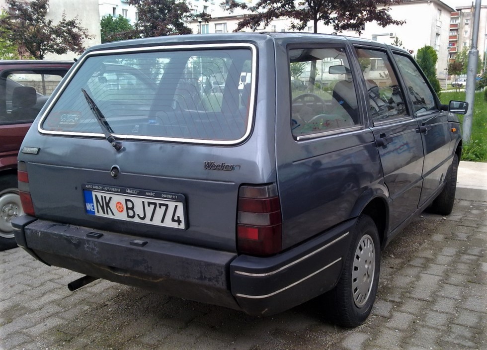 NK BJ774, FIAT Duna 1st gen Weekend (154/155), 1987–1991 (–2000 for AR-market)