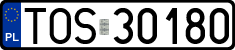 License plates of Poland, Regular car plates