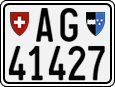 License plate of Switzerland, Motorcycles