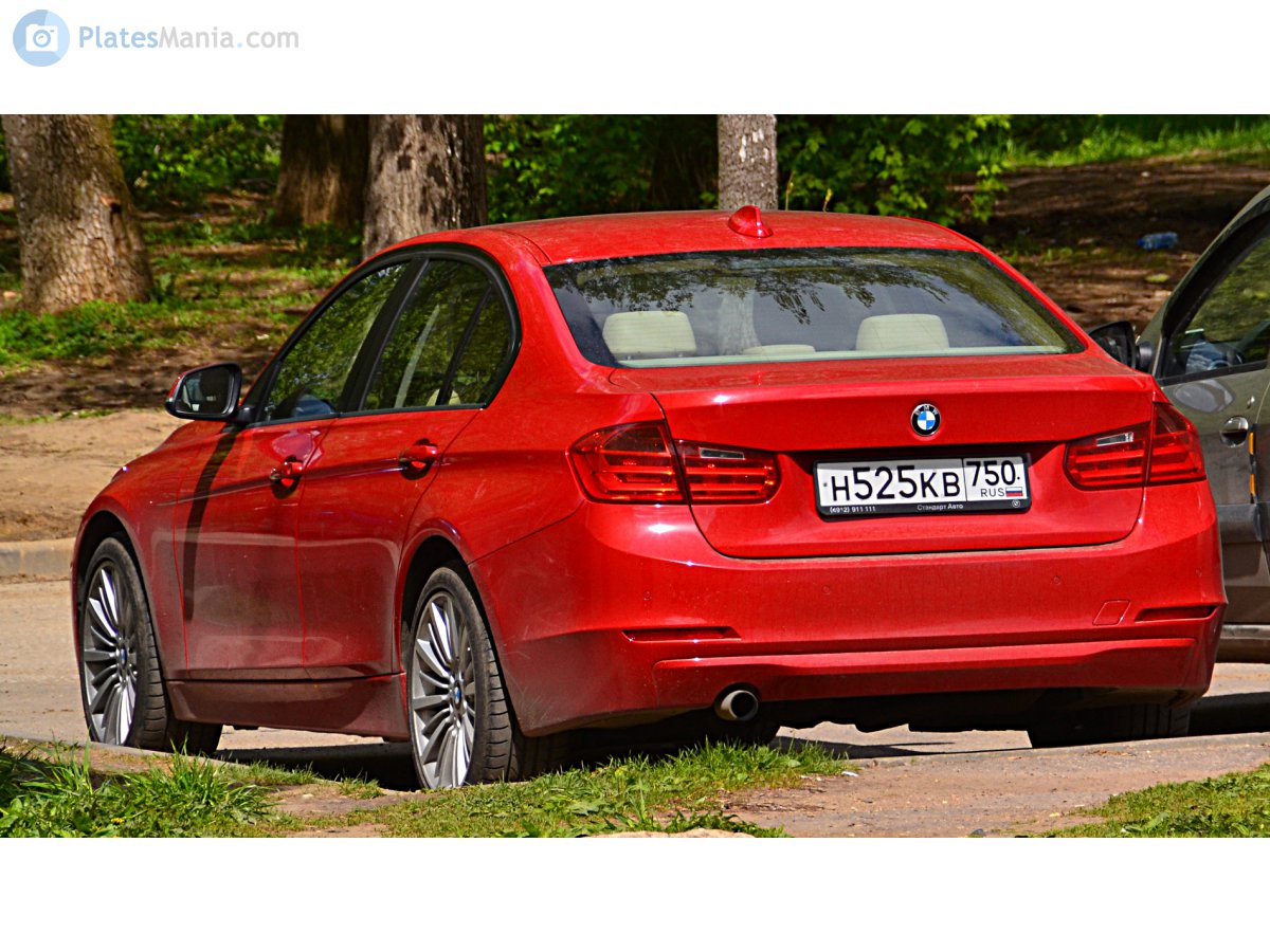 н 525 кв 750, BMW 3 Series 6th gen Sedan (F30/F35), 2011–2019