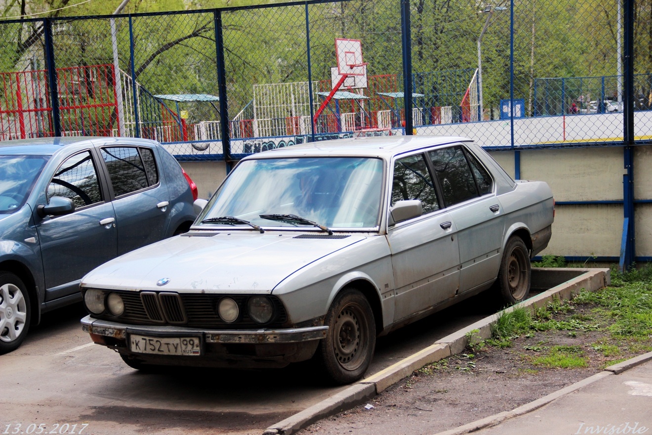к 752 ту 99, BMW 5 Series 2nd gen (E28), 1981–1988