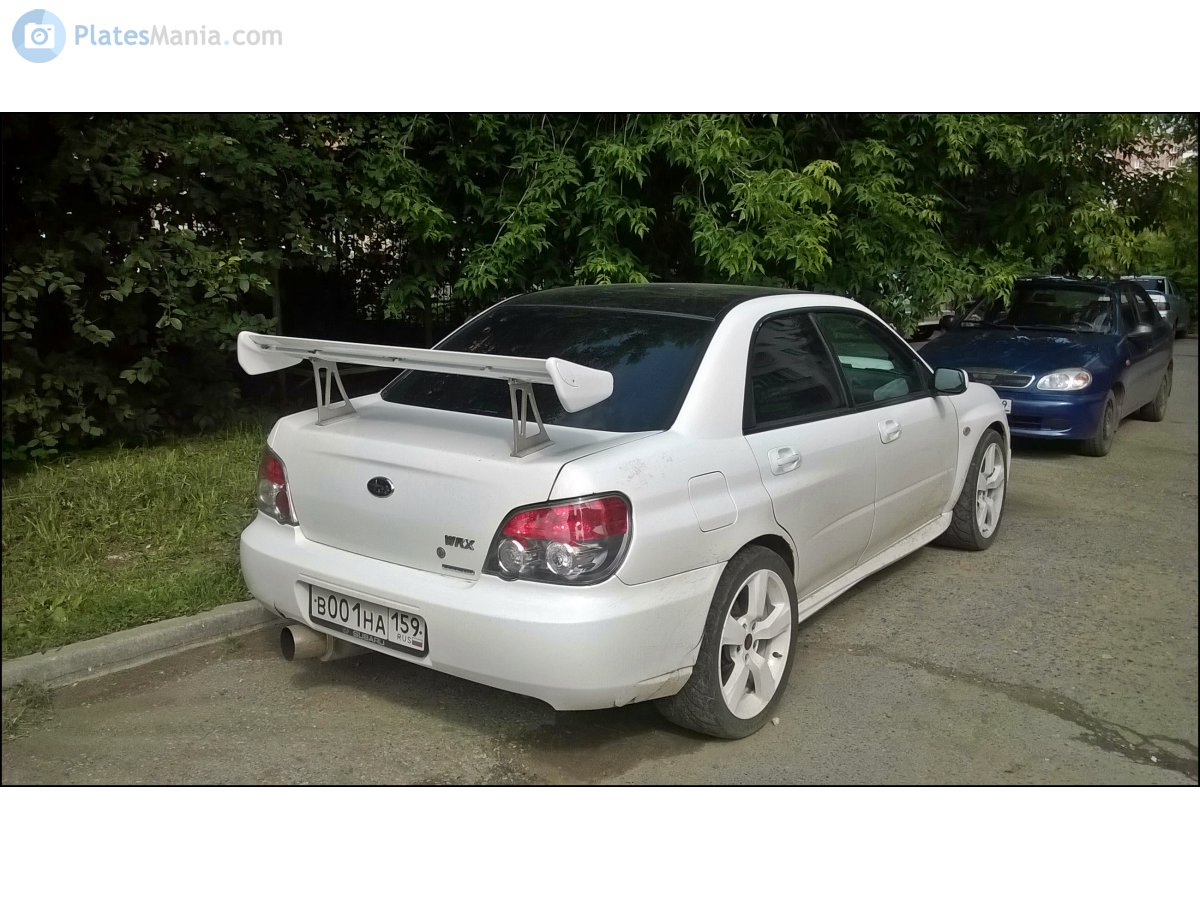 в 001 на 159, Subaru Impreza WRX STi 