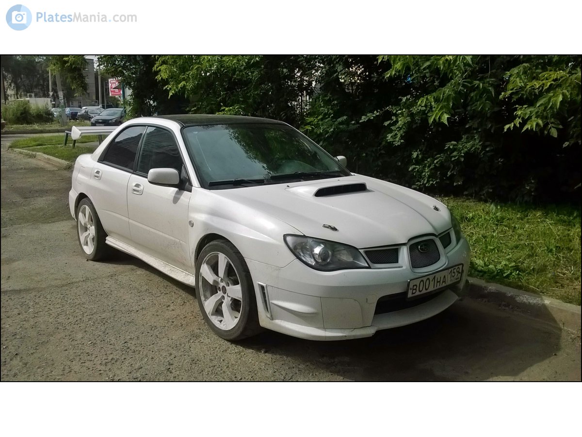 в 001 на 159, Subaru Impreza WRX STi 