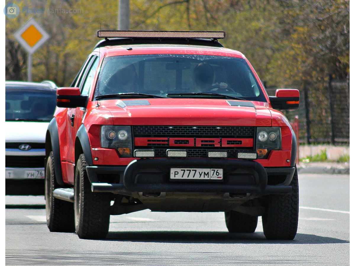 р 777 ум 76, Ford F-150 12th gen SVT Raptor (P415), 2009–2014
