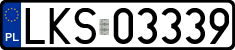 License plates of Poland, Regular car plates