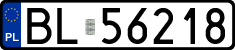 License plates of Poland, Regular car plates