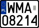 License plates of Poland, Regular car plates