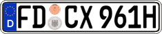 German license plate, Plates for oldtimers (type 