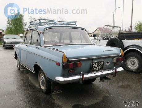 9432 МБЕ, Moskvich (AZLK) 408/412