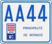 License plate of Monaco, Motorcycles