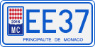 License plate of Monaco, Motorcycles