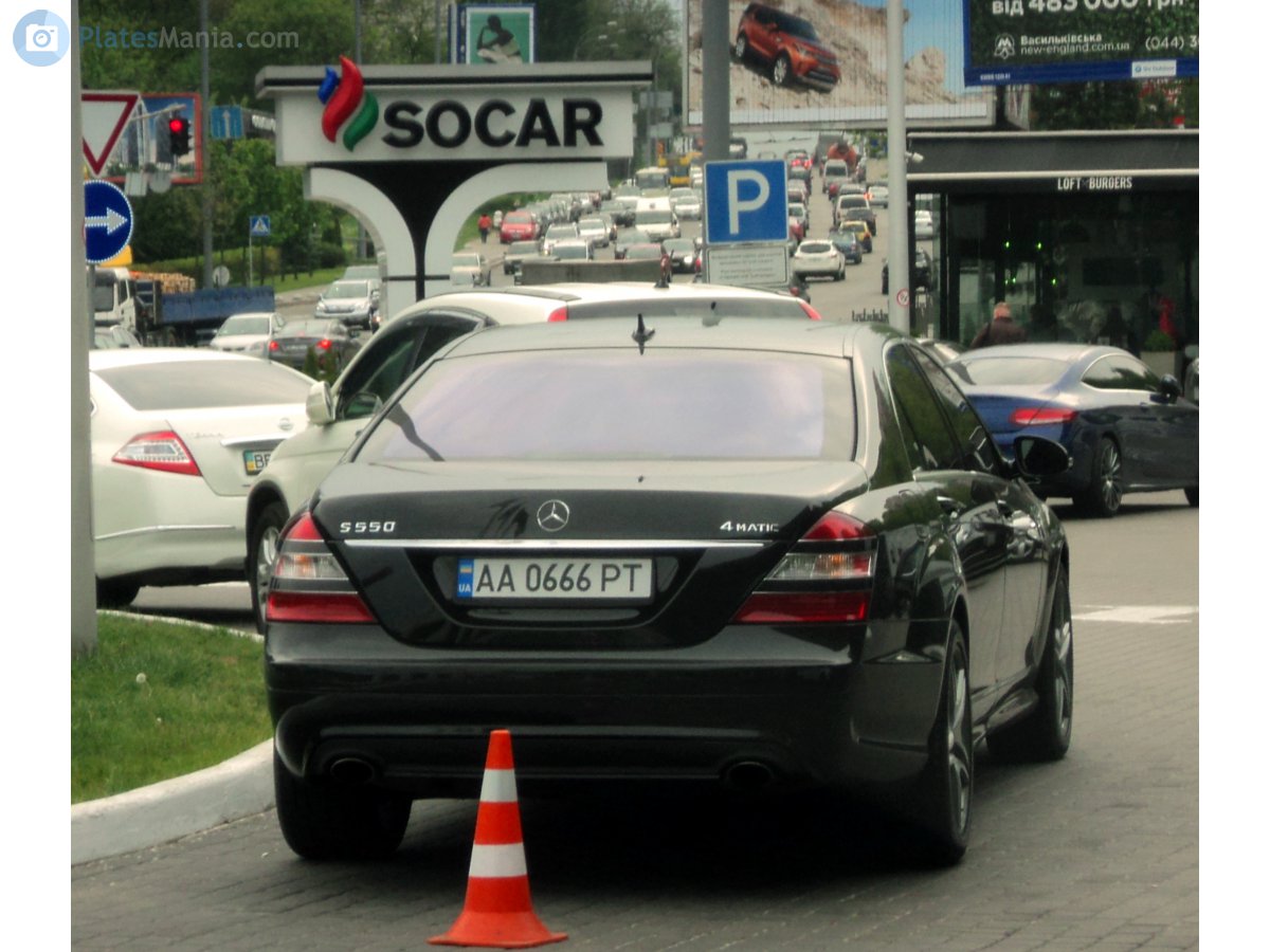 AA 0666 PT, Mercedes-Benz S-Klasse 7th gen (W221/V221), 2005–2013