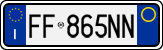 License plate of Italy, Cars (1994 year series)