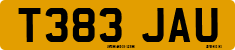 License plate of the United Kingdom, 1983 year system