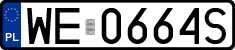 License plates of Poland, Regular car plates
