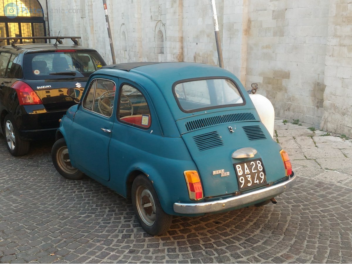 BA 289349, FIAT 500 1st gen 500R (110), 1972–1976