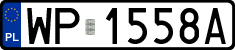 License plates of Poland, Regular car plates