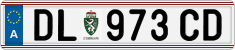 License plate of Austria, Regular plates