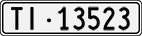 License plate of Switzerland, Cars