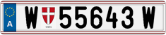 License plate of Austria, Regular plates