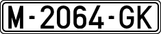 License plates of Spain, 1971 year series