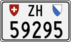 License plate of Switzerland, Cars