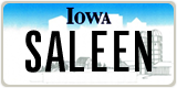 Iowa, Vanity Plates