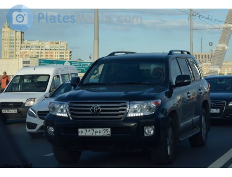 р717рр99, Toyota Land Cruiser