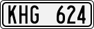 License plate of Sweden, Regular plates