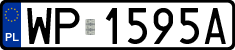 License plates of Poland, Regular car plates