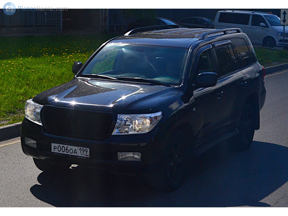 р 006 оа 199, Toyota Land Cruiser 