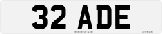License plate of the United Kingdom, 1932 year system